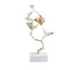 Creative Metal Marble Floral Ornament Home Decor Model Home Sales Office Entranceway Artwork