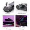 Magnetic Floating Diecast Car Vehicle with LED 1:36 scale