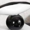 Creative Minimalist Black-and-White Patchwork Sphere Fruit Bowl Tray Decorative Accent Piece Living Room & Dining Room Soft Furnishings Home Decor Ornament