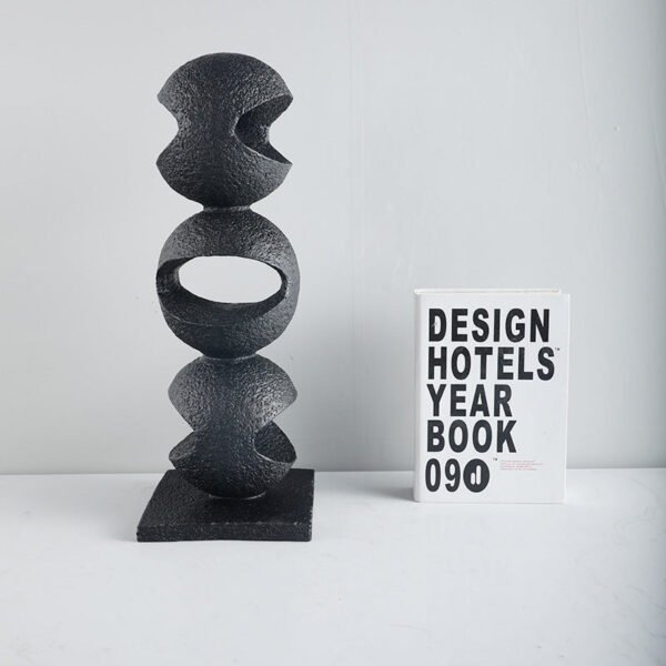 Minimalist Modern Living Room Creative Art Soft Decor Sandstone Ornament Model Home Entryway Cabinet Display