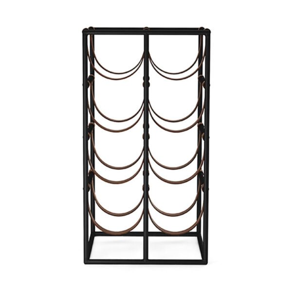 Metal Leather Wine Rack Display Stand Decorative Piece Model Home, Café, Restaurant, Hotel Bar Counter Luxury Wine Cabinet Decorative Item