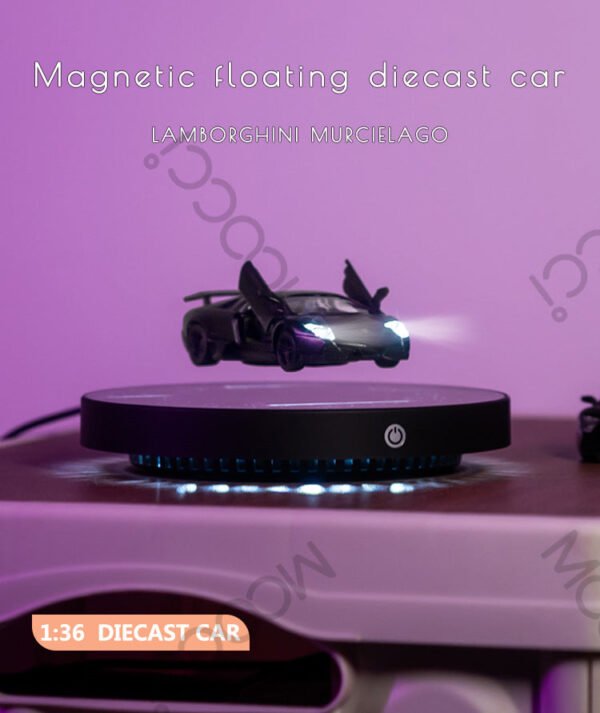 Magnetic Floating Diecast Car Vehicle with LED 1:36 scale
