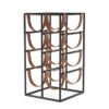 Metal Leather Wine Rack Display Stand Decorative Piece Model Home, Café, Restaurant, Hotel Bar Counter Luxury Wine Cabinet Decorative Item