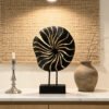 Showroom Decorative Piece Wabi-Sabi Style Entryway Decorative Piece Luxury High-End Decorative Artwork Circular Sun Disc Decorative Piece