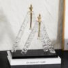 Thinker Crystal Ornament Modern Minimalist Model Home Living Room Table Home Decor Piece TV Cabinet Coffee Table