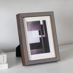 O1CN01QJkFKV1QTW1vfQuv8__2212648441977-0-cib Modern Minimalist Nordic Light Luxury Artistic Swirl Pattern Picture Frame 7-Inch Decorative Piece Showroom Living Room Bedside Table Photo Frame Ornament