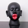 Modern European-Style Creative Portrait Sculpture Showroom Soft Furnishings Club Soft Decorative Ornaments