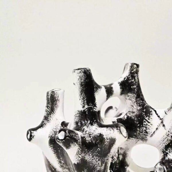 Hand-Painted Coral Decorative Piece Showroom Display Item Luxurious Wabi-Sabi Style Decor Artistic Niche Soft Furnishing Bedroom Decorative Accent