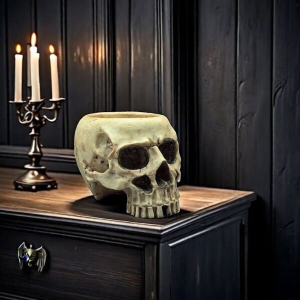 New Halloween Skull Flower Pot Ornament Creative Garden Skull Resin Craft Decorations Wholesale