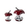 Creative Electroplated Bitten Apple Resin Craft Ornament Home Living Room Decor Wine Cabinet Accent Premium Aesthetic