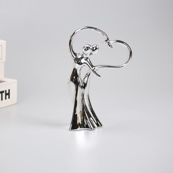 European-Style Ceramic Couple's Premium Wine Cabinet & Sideboard Decorative Piece Living Room Entryway Creative Home Accessories Soft Furnishings