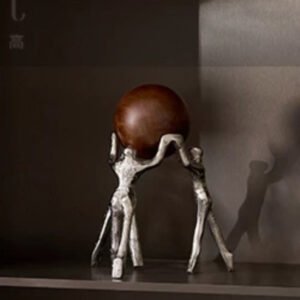 Modern Minimalist Creative Earth-Protecting Ornament Model Room Decor Study Arrangement Display Bookshelf Accent