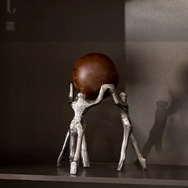 Modern Minimalist Creative Earth-Protecting Ornament Model Room Decor Study Arrangement Display Bookshelf Accent