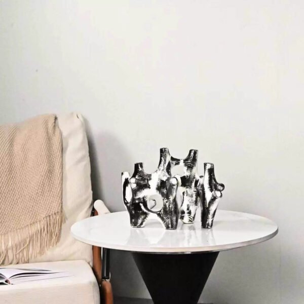 Hand-Painted Coral Decorative Piece Showroom Display Item Luxurious Wabi-Sabi Style Decor Artistic Niche Soft Furnishing Bedroom Decorative Accent