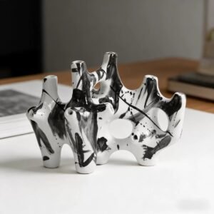 Hand-Painted Coral Decorative Piece Showroom Display Item Luxurious Wabi-Sabi Style Decor Artistic Niche Soft Furnishing Bedroom Decorative Accent