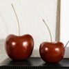 Creative Electroplated Bitten Apple Resin Craft Ornament Home Living Room Decor Wine Cabinet Accent Premium Aesthetic