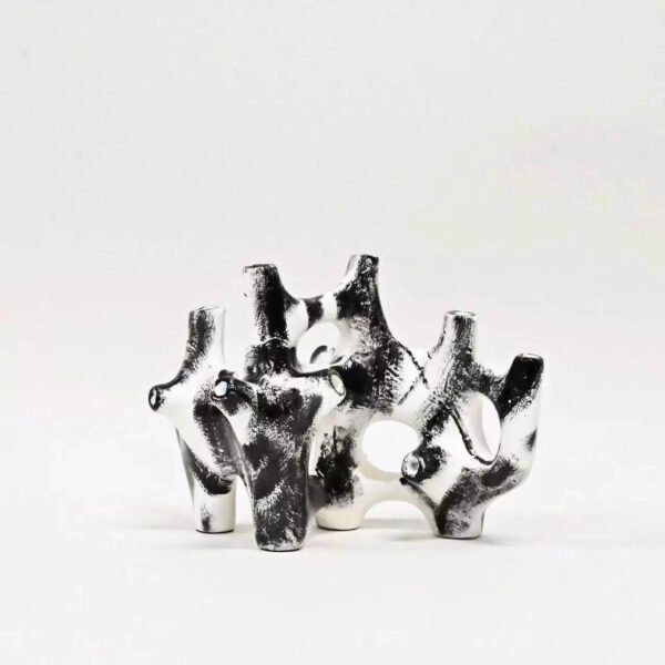 Hand-Painted Coral Decorative Piece Showroom Display Item Luxurious Wabi-Sabi Style Decor Artistic Niche Soft Furnishing Bedroom Decorative Accent